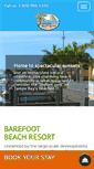 Mobile Screenshot of barefootbeachresort.com